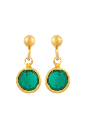 Susan Caplan Vintage 1980 Rediscovered drop earrings - Gold