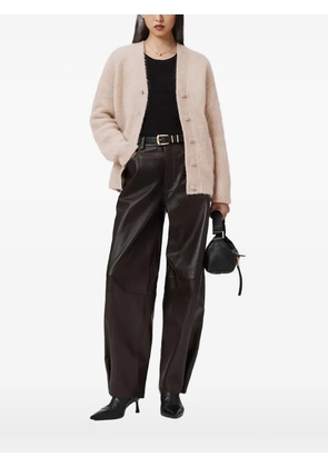 AllSaints Rubi button front-pocket cardigan - Neutrals