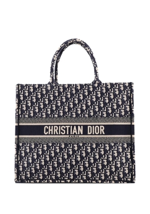 Christian Dior Pre-Owned Book Oblique Canvas Large tote bag - Blue
