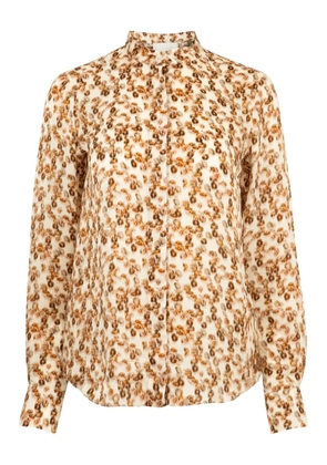 ISABEL MARANT Ilda floral-print blouse - Brown