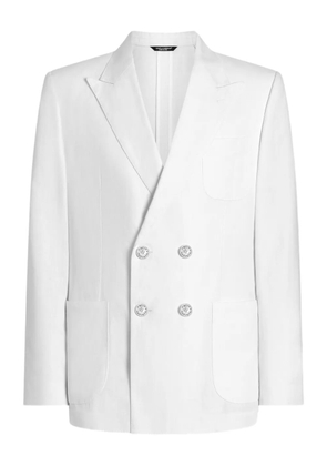 Dolce & Gabbana linen blazer - White