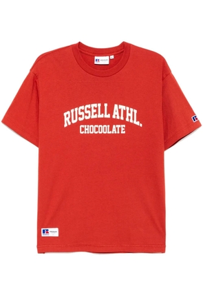 CHOCOOLATE logo-print T-shirt - Red