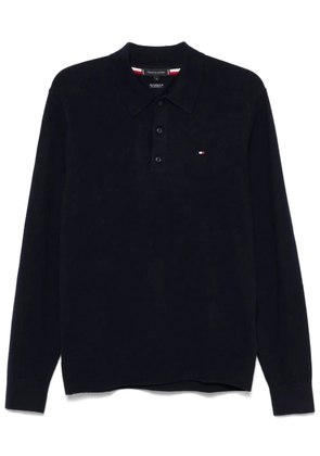 Tommy Hilfiger logo-embroidered polo shirt - Blue
