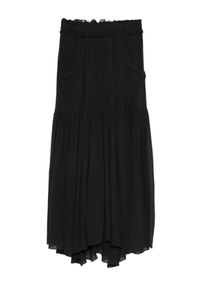 MARANT ÉTOILE ruffled maxi skirt - Black