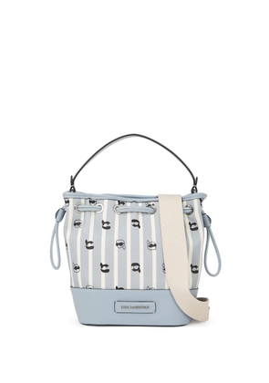 Karl Lagerfeld Ikon bucket bag - Blue