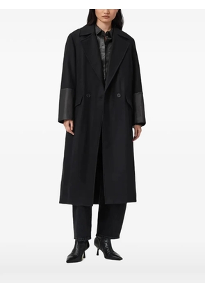 AllSaints Sellma long-sleeve coat - Black