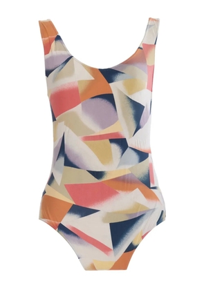 Kenzo Pre-Owned abstract-print swimsuit - White