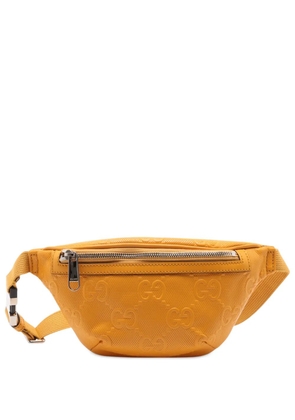 Gucci Pre-Owned 2016-2025 GG Embossed belt bag - Yellow