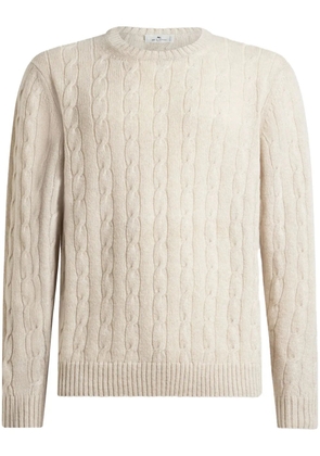 ETRO cable-knit cashmere sweater - Neutrals