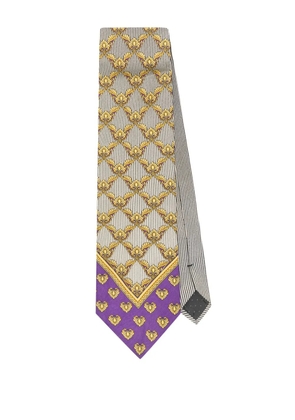 Versace Pre-Owned 1990s silk tie - Purple