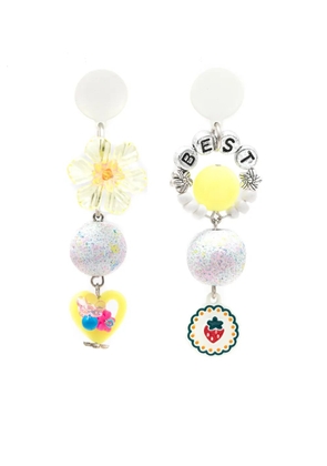 Amir Slama Bijoux charm-detail drop earrings - Multicolour