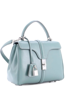 Celine Pre-Owned 16 Top Handle Bag Smooth Calfskin Small satchel - Green