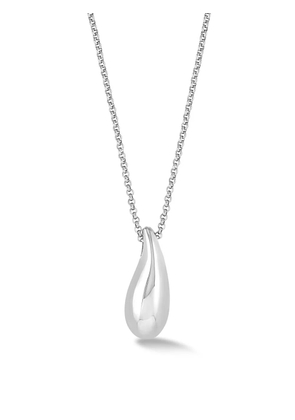 DOWER AND HALL large pebble droplet pendant - Silver