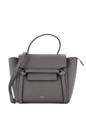 Celine Pre-Owned Belt Bag Textured Leather Nano shoulder bag - Grey