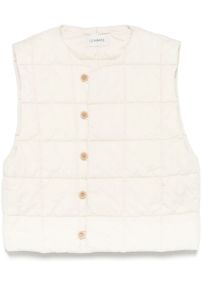 LEMAIRE quilted gilet - Neutrals