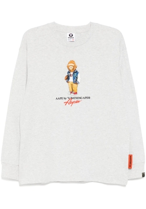 AAPE BY *A BATHING APE® graphic-print T-shirt - Grey