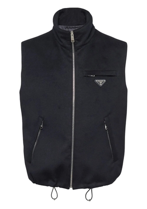 Prada cashmere down vest - Blue