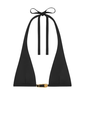 Versace Safety Pin bikini top - Black