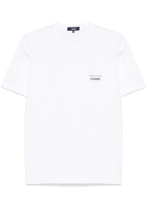 Comme des Garçons Homme logo-print T-shirt - White