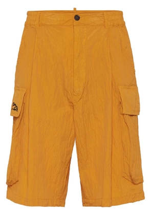 DSQUARED2 Icon-print cargo shorts - Orange