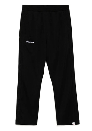 AAPE BY *A BATHING APE® moonface-logo track pants - Black