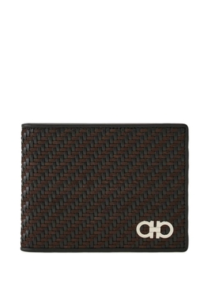 Ferragamo woven wallet - Brown