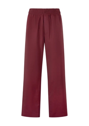 Roberto Cavalli virgin wool loose-fit trousers - Purple