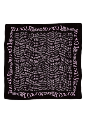 Versace Jeans Couture logo-print scarf - Pink