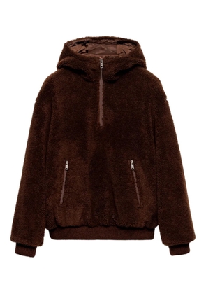 Prada hooded zip-up jacket - Brown