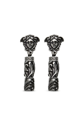 Versace medusa-head column earrings - Silver