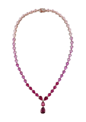 Anabela Chan 18K rose gold vermeil Fuchsia Nova necklace - Pink