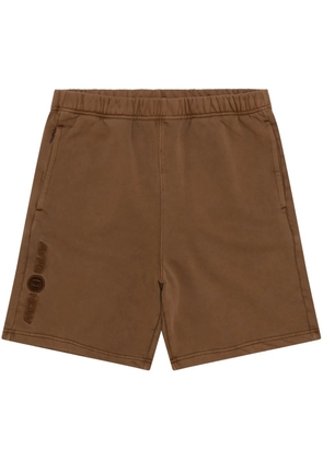 AAPE BY *A BATHING APE® logo-embroidered track shorts - Brown