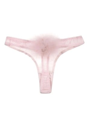 Gilda & Pearl Diana pompom thong - Pink