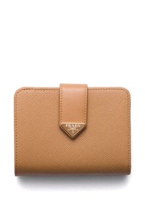 Prada Saffiano-leather wallet - Brown
