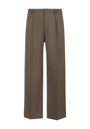 Marni pleated wide-leg trousers - Brown
