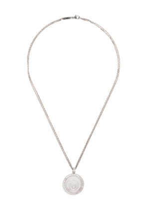 Chopard Pre-Owned 18kt white gold Happy Spirit necklace - Silver