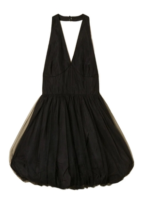 TWINSET halter-neck tulle mini dress - Black
