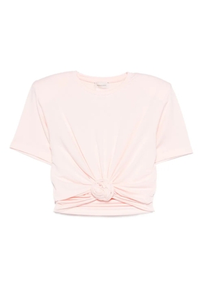 Magda Butrym knotted T-shirt - Pink