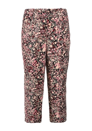 Victoria Beckham printed trousers - Black