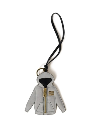 Miu Miu Trick keyring - Grey