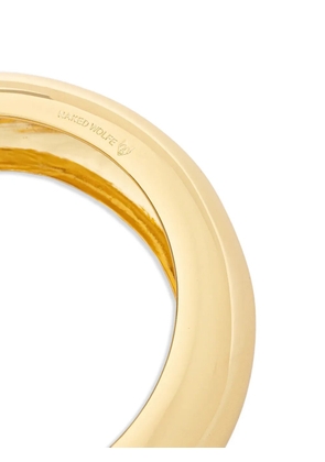 NAKED WOLFE Dea domed bangle - Gold
