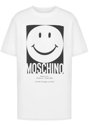 Moschino logo-print cotton T-shirt - White
