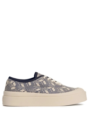 Fabiana Filippi geometric-pattern sneakers - Neutrals