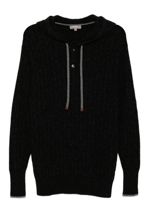 N.Peal Fitzrovia hoodie - Black