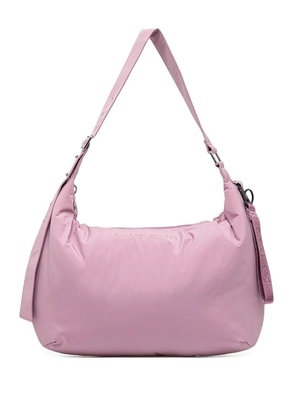 SAMSOE SAMSOE logo strap shoulder bag - Pink