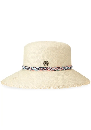 Maison Michel New Kendall braided-strap hat - Neutrals