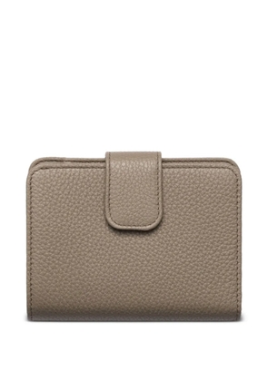 Prada small textured wallet - Neutrals
