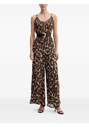 Joseph Ribkoff animal-print jumpsuit - Brown