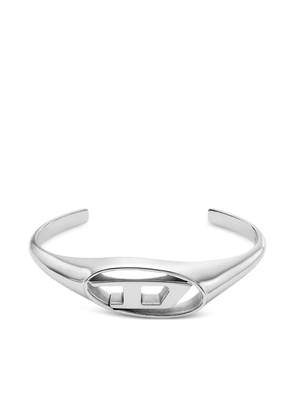 Diesel logo-detail bracelet - Silver