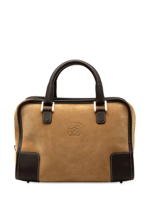 Loewe Pre-Owned 20th Century Suede Amazona 28 handbag - Brown